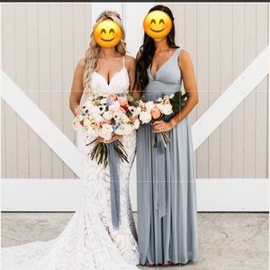 Azazie Dusty Blue bridesmaid dress